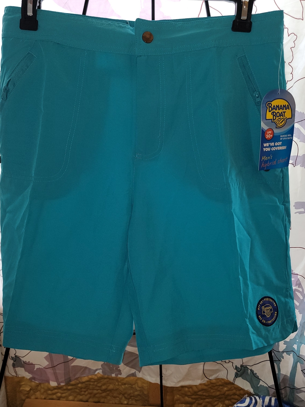 Banana Republic Men's Turquoise Hybrid Shorts